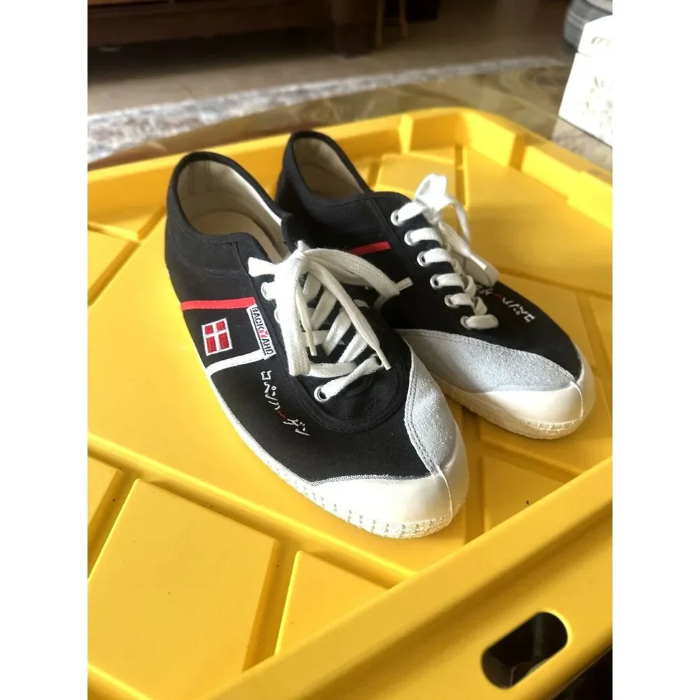Backyard Men's Dannebrog Special Edition Canvas Sneakers Black Size 43/US 10